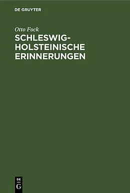 E-Book (pdf) Schleswig-Holsteinische Erinnerungen von Otto Fock