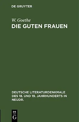 E-Book (pdf) Die guten Frauen von W. Goethe