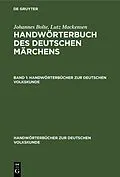 E-Book (pdf) Handwörterbuch des deutschen Märchens. Band 1 von Johannes Bolte, Lutz Mackensen
