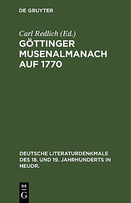 E-Book (pdf) Göttinger Musenalmanach auf 1770 von 
