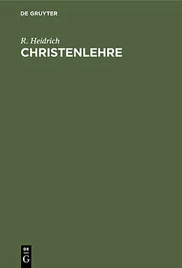 E-Book (pdf) Christenlehre von R. Heidrich