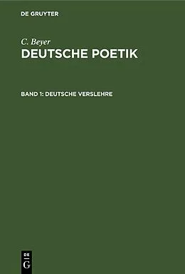 E-Book (pdf) Deutsche Verslehre von C. Beyer