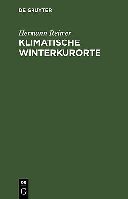 E-Book (pdf) Klimatische Winterkurorte von Hermann Reimer