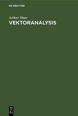 E-Book (pdf) Vektoranalysis von Arthur Haas