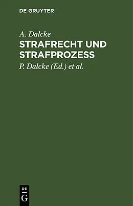 E-Book (pdf) Strafrecht und Strafprozeß von A. Dalcke