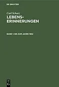 E-Book (pdf) Bis zum Jahre 1852 von Carl Schurz