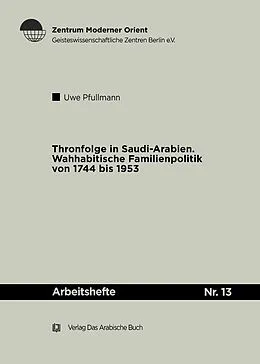 E-Book (pdf) Thronfolge in Saudi Arabien von Uwe Pfullmann