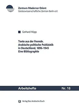 E-Book (pdf) Texte aus der Fremde von Gerhard Höpp
