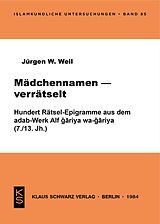 E-Book (pdf) Mädchennamen verrätselt von Jürgen W. Weil