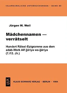 E-Book (pdf) Mädchennamen verrätselt von Jürgen W. Weil