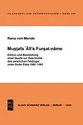 E-Book (pdf) Mustafa 'Ali's Fursat-name von Rana von Mende