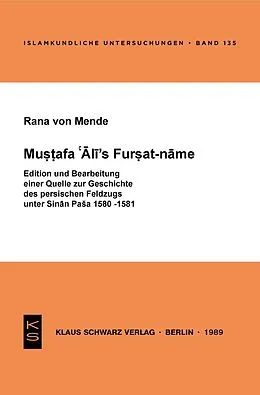 E-Book (pdf) Mustafa 'Ali's Fursat-name von Rana von Mende