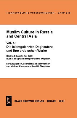eBook (pdf) Muslim Culture in Russia and Central Asia de 
