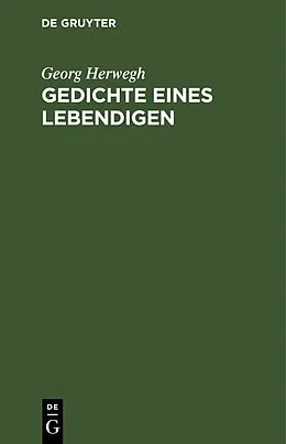 E-Book (pdf) Gedichte eines Lebendigen von Georg Herwegh