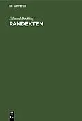E-Book (pdf) Pandekten von Eduard Böcking