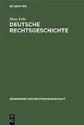 E-Book (pdf) Deutsche Rechtsgeschichte von Hans Fehr
