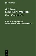 E-Book (pdf) Hamburgische Dramaturgie, Band 1 und Band 2 von G. E. Lessing