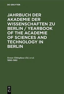 PDF Jahrbuch der Akademie der Wissenschaften zu Berlin / Yearbook of... / 19901992 von 