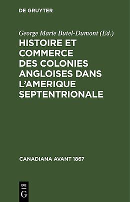 eBook (pdf) Histoire et commerce des colonies angloises dans lAmerique Septentrionale de 