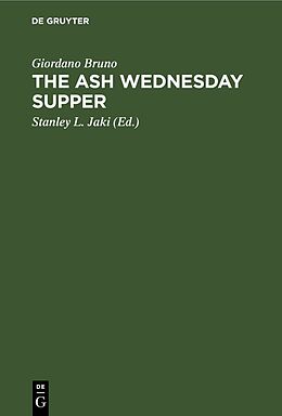 Fester Einband The Ash Wednesday Supper von Giordano Bruno
