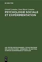 E-Book (pdf) Psychologie sociale et expérimentation von Gérard Lemaine, Jean-Marie Lemaine