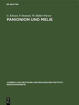 E-Book (pdf) Panionion und Melie von G. Kleiner, P. Hommel, W. Müller-Wiener