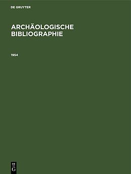 E-Book (pdf) Archäologische Bibliographie / 1954 von 