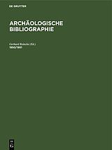 E-Book (pdf) Archäologische Bibliographie / 1950/1951 von 