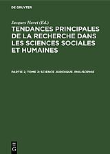 E-Book (pdf) Tendances principales de la recherche dans les sciences sociales et humaines / Science juridique. Philisophie von 