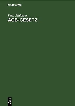 E-Book (pdf) AGB-Gesetz von Peter Schlosser