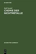 PDF Chemie der Nichtmetalle von Ralf Steudel
