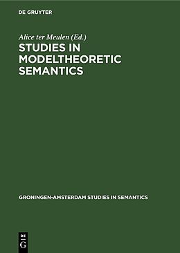 Livre Relié Studies in Modeltheoretic Semantics de 