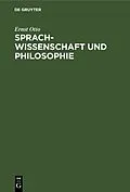 E-Book (pdf) Sprachwissenschaft und Philosophie von Ernst Otto
