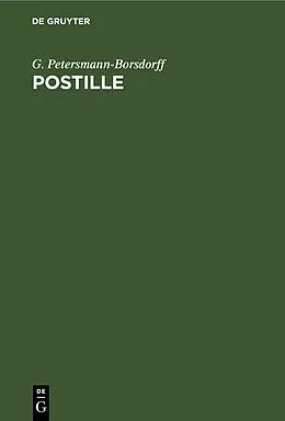 PDF Postille von G. Petersmann-Borsdorff