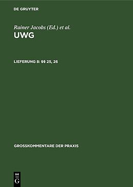 E-Book (pdf) UWG / §§ 25, 26 von 