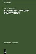 E-Book (pdf) Finanzierung und Investition von Lutz Kruschwitz