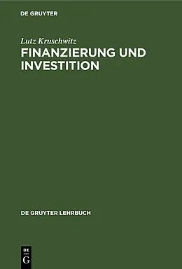 E-Book (pdf) Finanzierung und Investition von Lutz Kruschwitz