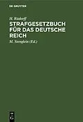 E-Book (pdf) Strafgesetzbuch für das deutsche Reich von H. Rüdorff