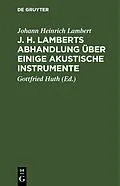 PDF J. H. Lamberts Abhandlung über einige akustische Instrumente von Johann Heinrich Lambert