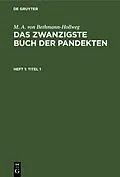 PDF Titel 1 von M. A. Von Bethmann-Hollweg