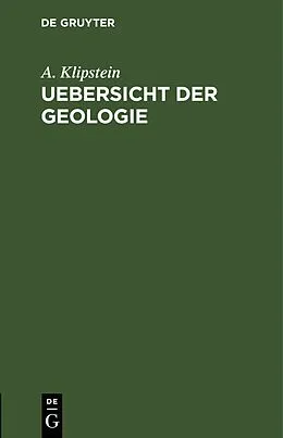 PDF Uebersicht der Geologie von A. Klipstein