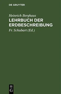 PDF Lehrbuch der Erdbeschreibung von Heinrich Berghaus
