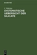 PDF Systematische Uebersicht der Silicate von C. Weltzien