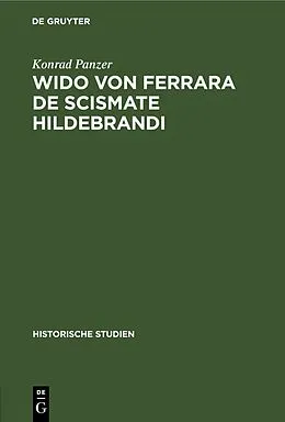 E-Book (pdf) Wido von Ferrara De Scismate Hildebrandi von Konrad Panzer