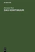 E-Book (pdf) Das Kontinuum von Hermann Weyl