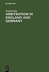 eBook (pdf) Arbitration in England and Germany de Rudolf Kahn