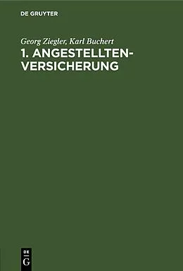 E-Book (pdf) 1. Angestelltenversicherung von Georg Ziegler, Karl Buchert