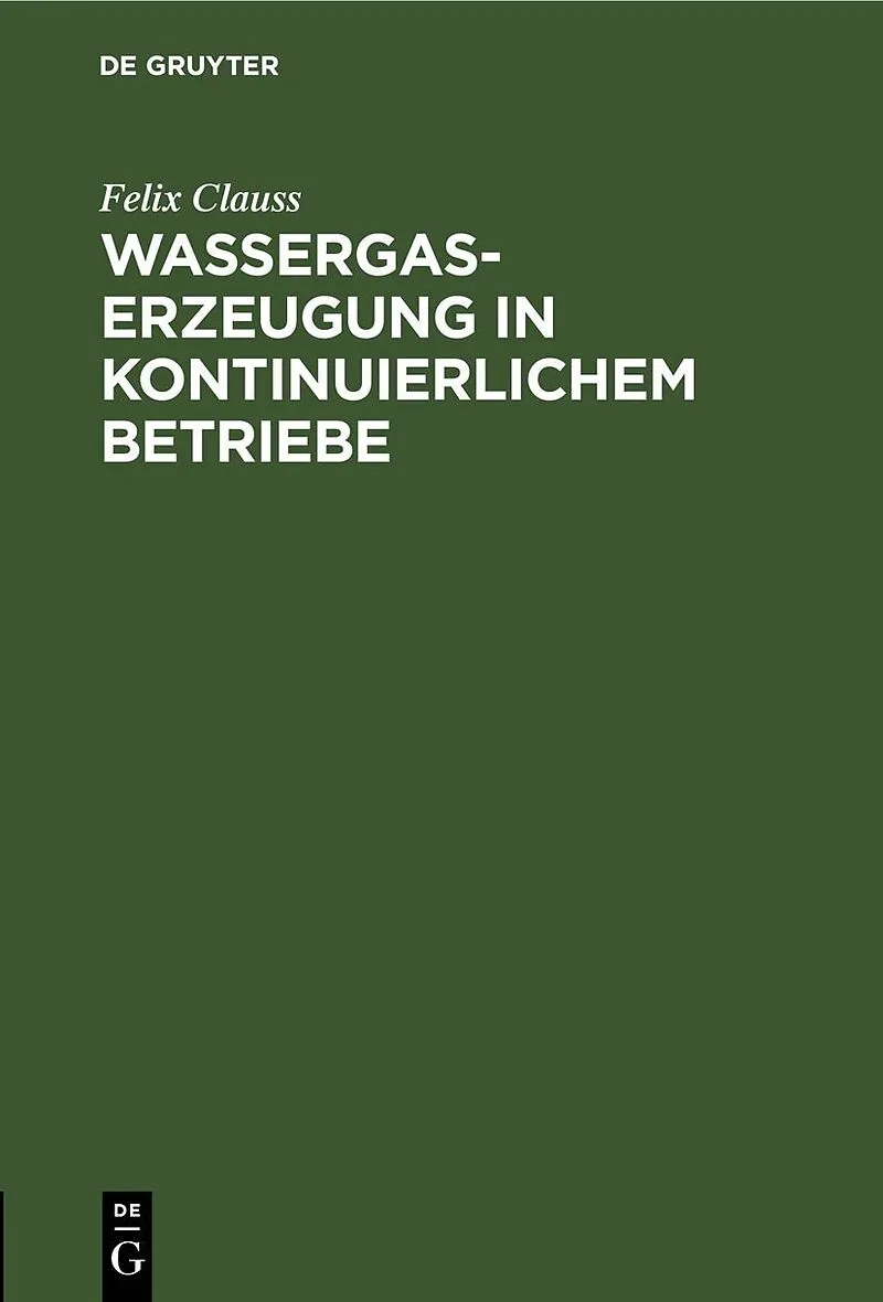 Wassergas-Erzeugung in kontinuierlichem Betriebe