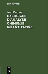 eBook (pdf) Exercices danalyse chimique quantitative de Jean Krutwig