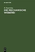 E-Book (pdf) Die mechanische Weberei von H. Repenning